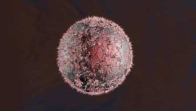 3D изображение раковой клетки. Архивное фото