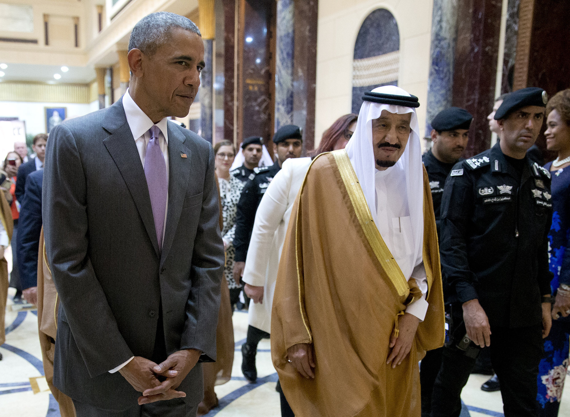 Визит Обамы в Саудовскую Аравию