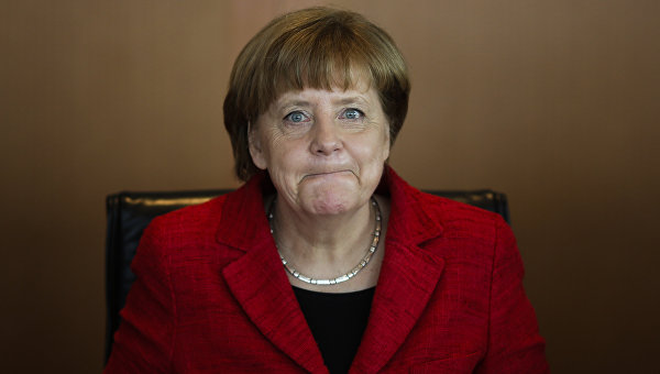 К приемной Меркель подбросили голову свиньи
