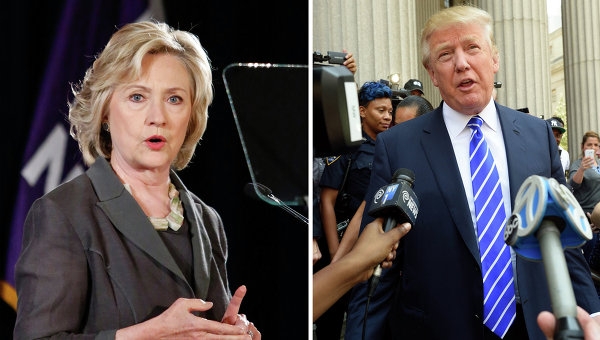 Опрос: в США избиратели показали негативное отношение к Трампу и Клинтон