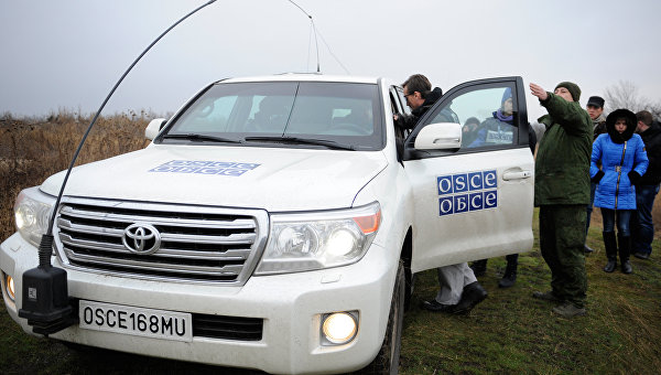 Наблюдатели ОБСЕ открыли патрульную базу у линии соприкосновения