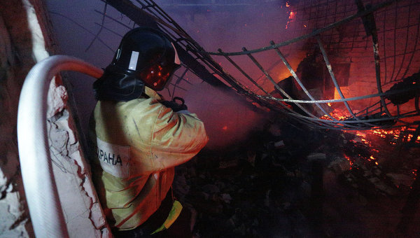 Пожар в доме престарелых на Украине мог произойти из-за взрыва телевизора