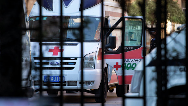 В Китае автобус столкнулся с грузовиком