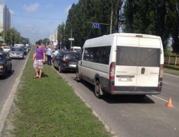 В Брянске в ДТП пострадали четыре пассажира маршрутного такси