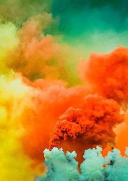 Флешмоб Цветного дыма