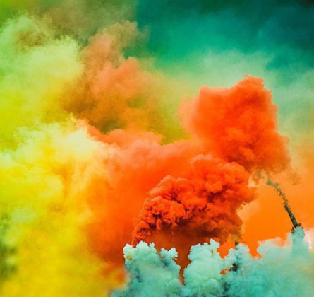 Флешмоб Цветного дыма