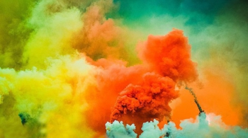 Флешмоб Цветного дыма