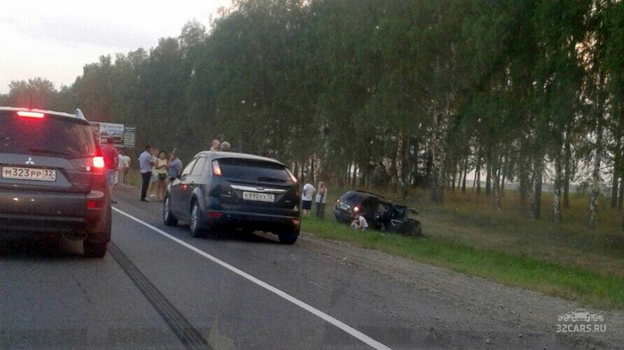 За выходные на Брянщине 3 авто улетели в кювет