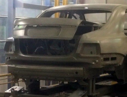 Седан из проекта «Кортеж» засняли на конвейере