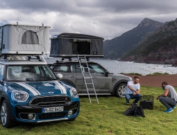 Компания Mini оборудовала кроссовер Countryman палаткой на крыше