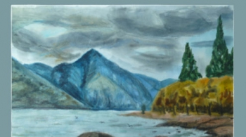 "РОДНЫЕ ПРОСТОРЫ". АКВАРЕЛЬ