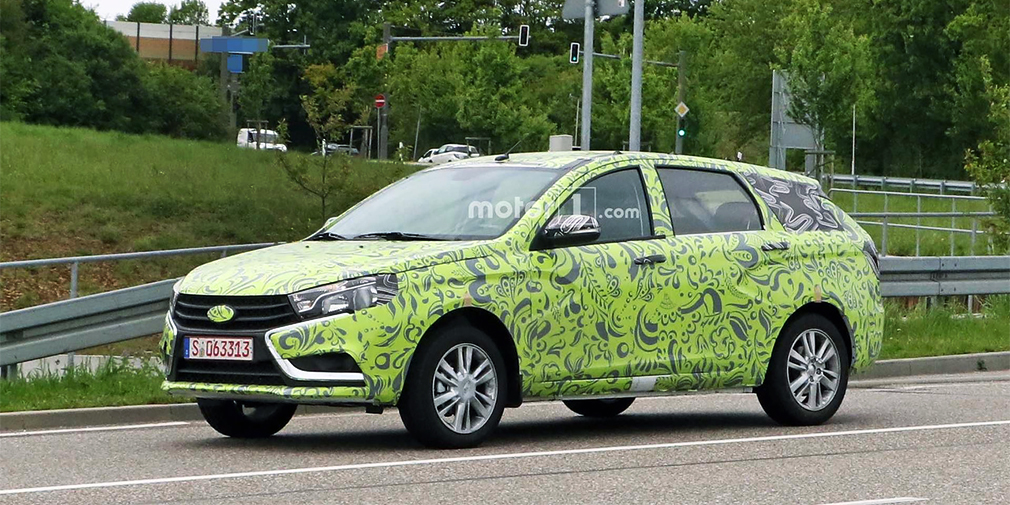 Универсал Lada Vesta заметили на тестах в Европе