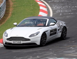 Aston Martin вывел на финальные тесты DB11 c мягким верхом