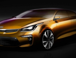Kia представила эскизы нового Rio для России