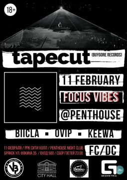 FOCUS VIBES x TAPECUT | 11 февраля 2017