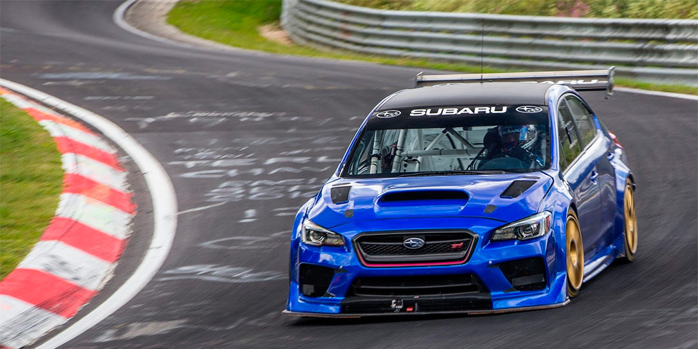 Subaru показала рекордный заезд седана WRX STI на Нюрбургринге