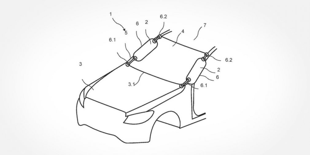 Mercedes запатентовал подушки безопасности для пешеходов
