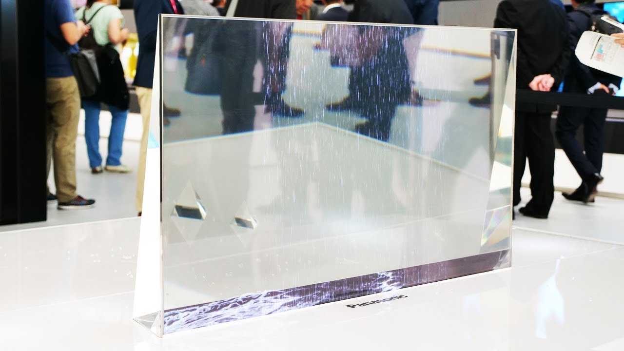 #видео | Компания Panasonic продемонстрировала прозрачный OLED-телевизор