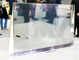 #видео | Компания Panasonic продемонстрировала прозрачный OLED-телевизор