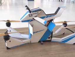 #видео | Российский ховербайк впервые испытали на публике