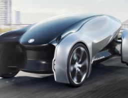 Jaguar представил беспилотный электрокар 2040 года