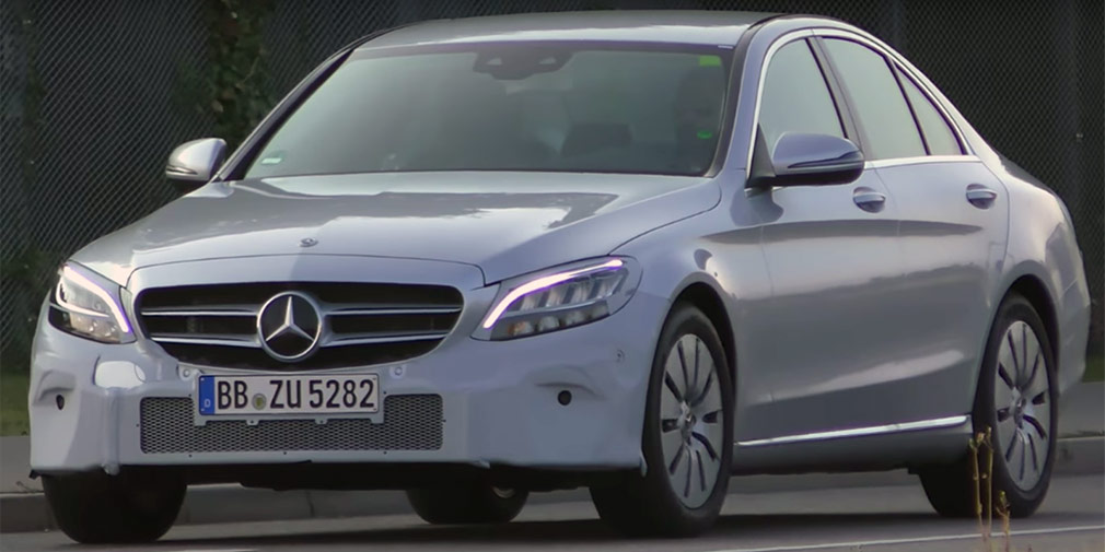 Обновленный Mercedes-Benz C-Class показали на видео