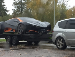 Первый украинский суперкар Himera Q заметили в Латвии