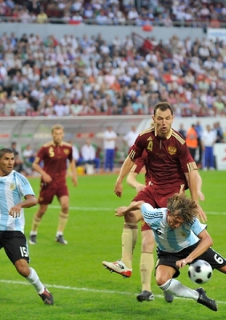 футбольный матч Россия - Аргентина