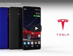 В Сети показали "смартфон Tesla"