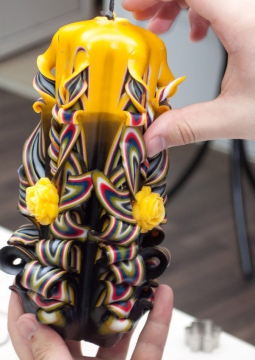 Мастер-класс по резным свечам