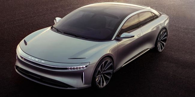 Автомобиль Lucid Air может стать новым конкурентом Tesla