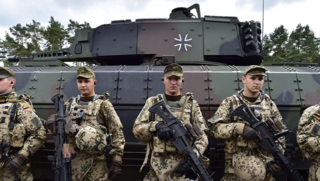 Немецкие СМИ назвали миссией танков бундесвера в Литве 