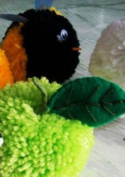 ИГРУШКА ИЗ ПАМПОНОВ