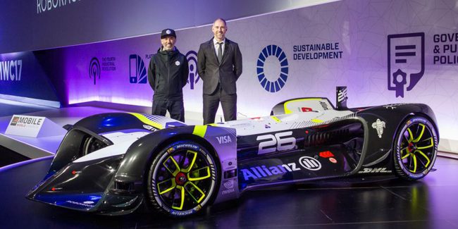 Компания Roborace показала свой беспилотный болид