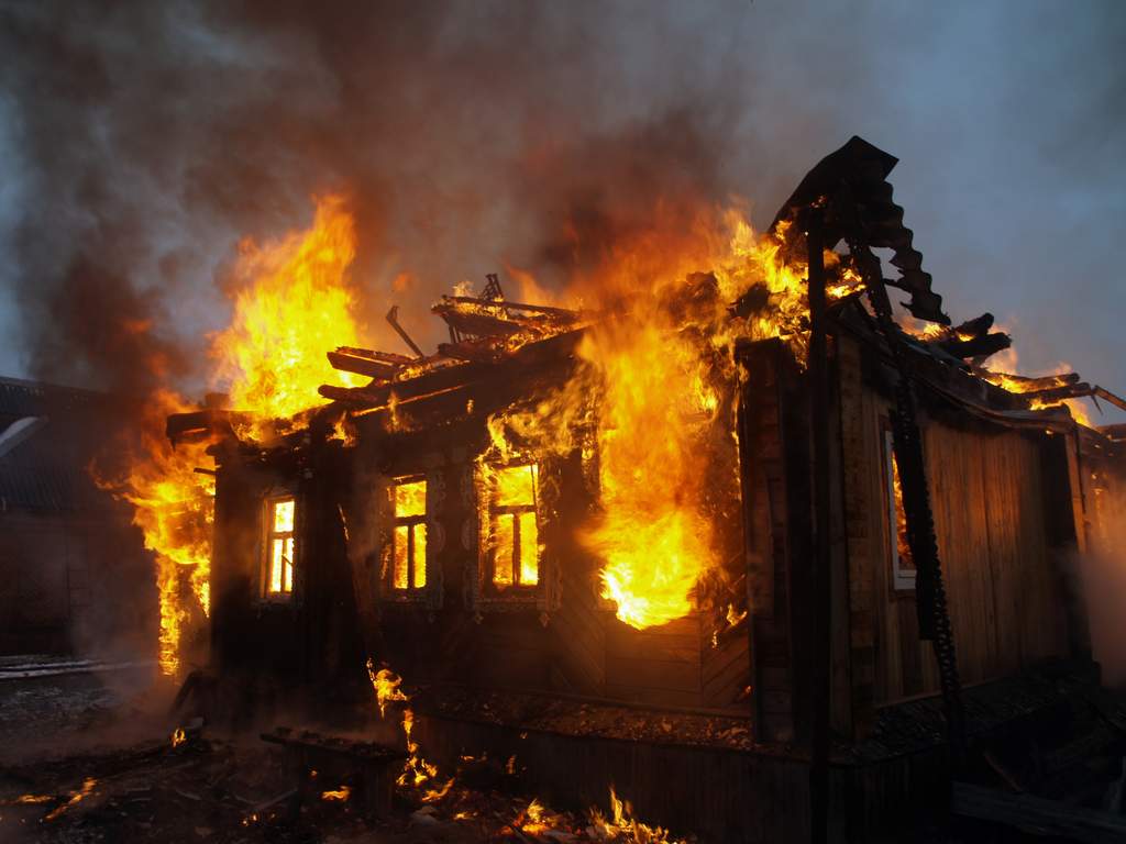 В Выгоничском районе сгорел мужчина