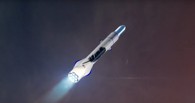 видео | Компания Blue Origin показала, как будут летать и садиться ее ракеты «New Glenn»