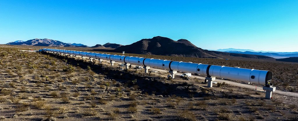 Первый взгляд на транспортную систему нового поколения от компании Hyperloop One