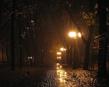Улица разбитых фонарей в Брянске