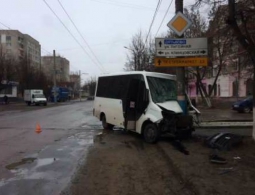 В Брянске вновь произошло ДТП с маршруткой