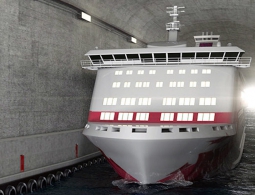 В Норвегии планируют строительство первого в мире судоходного туннеля