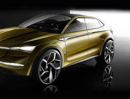 Skoda рассекретила свой первый электрический кроссовер
