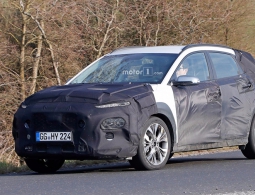 Кроссовер Hyundai Kona впервые замечен на тестах
