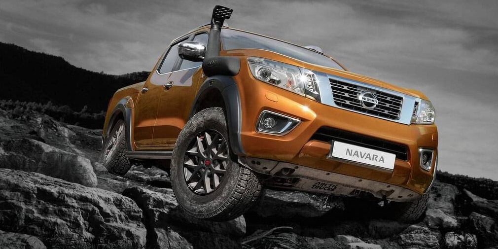 Пикап Nissan Navara подготовили к тяжелому бездорожью