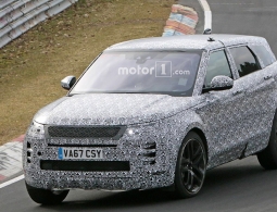 Новый Range Rover Evoque показали на видео