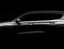 Hyundai опубликовал первое изображение Santa Fe нового поколения