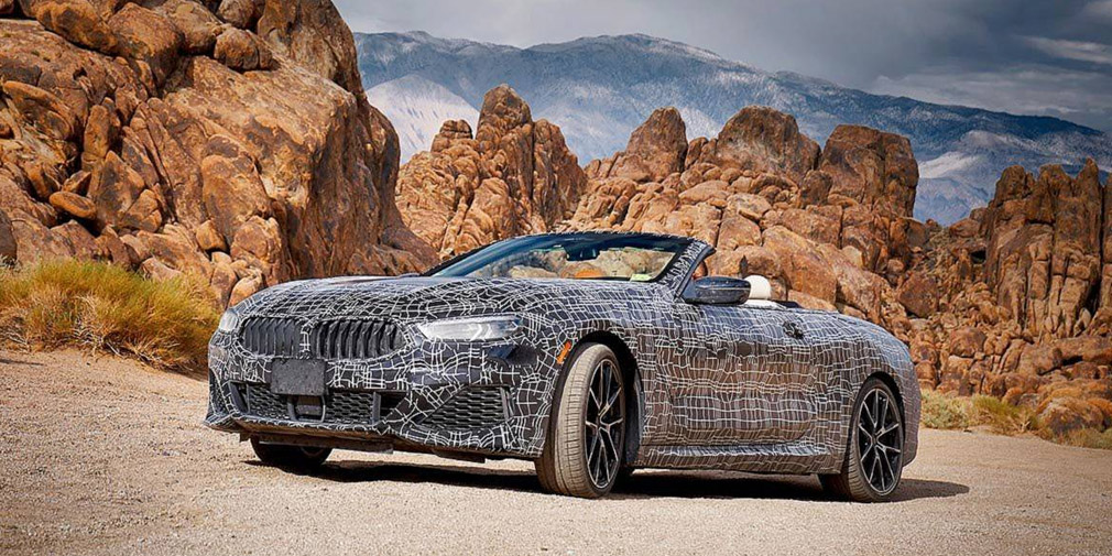 Кабриолет BMW 8-Series испытали в Долине Смерти