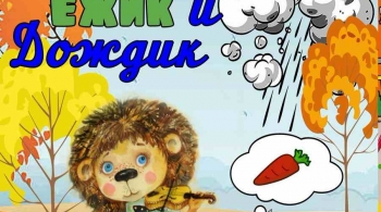 Ёжик и дождик