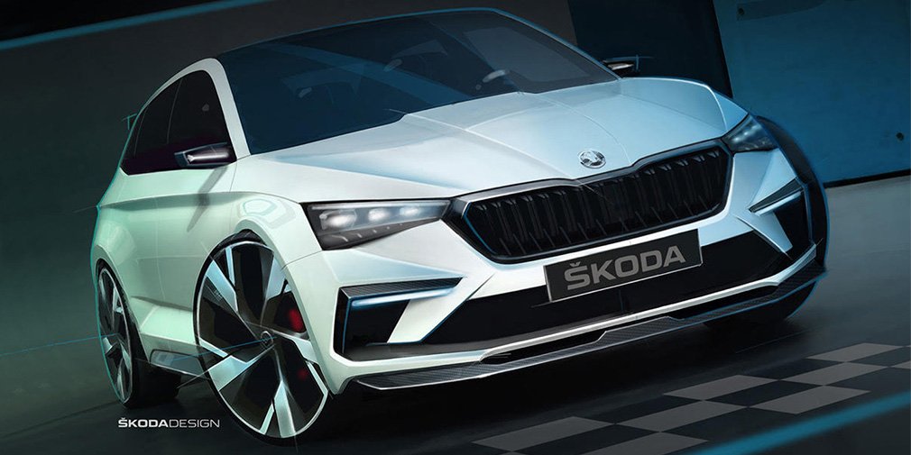 Skoda анонсировала 245-сильный гибридный хот-хэтч