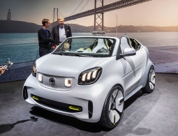 Smart представил электрокар без крыши и боковых стекол
