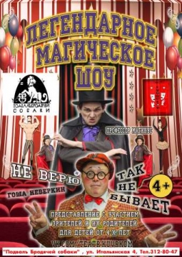 Легендарное магическое шоу, или так не бывает!
